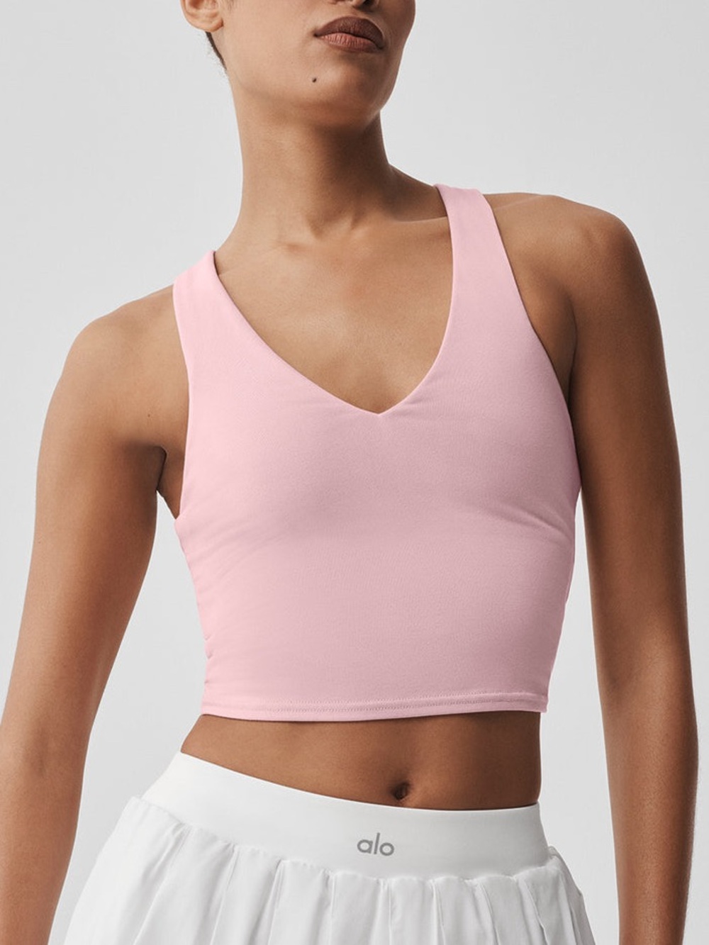 Alo Airbrush Real Bra Tank Pink(Sizes XS-L)